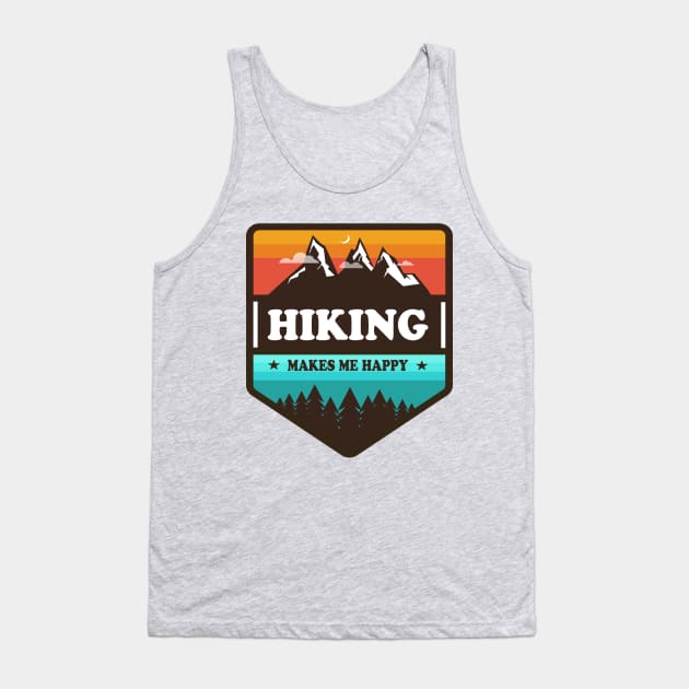 hiking makes me happy Tank Top by Lomitasu